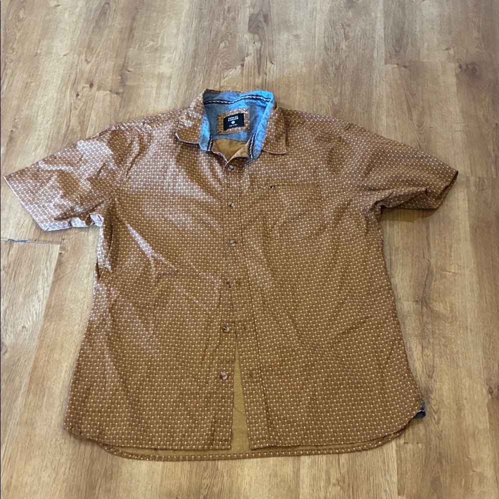 Brown Patterned‎ Men's Shirt